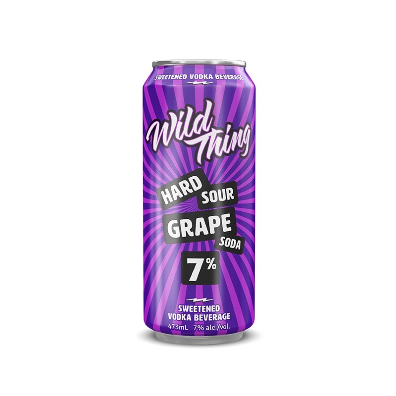 Wild Thing Hard Sour Grape Soda